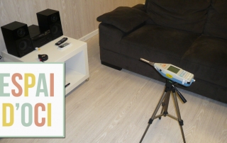 Ingeniería Acústica y Audiovisual Barcelona. Modelo. Espai d´oci. Enginyeria Acústica i Audiovisual